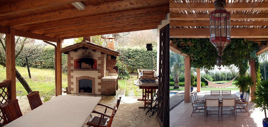 Arredi fiorelli pergolati e tettoie in legno, pensiline, gazebo e ... Gazebo in legno per terrazzo