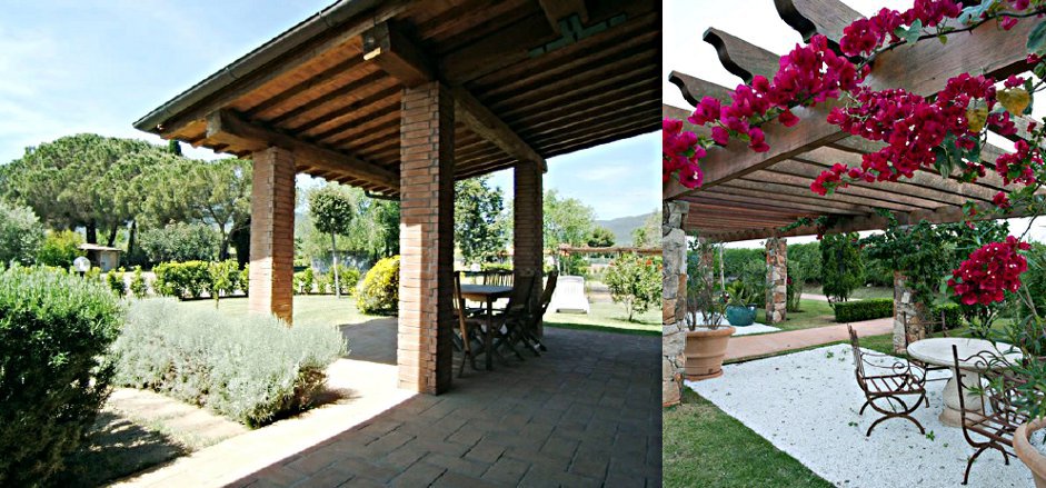 Arredi fiorelli pergolati e tettoie in legno, pensiline, gazebo e ... Gazebo in legno per terrazzo